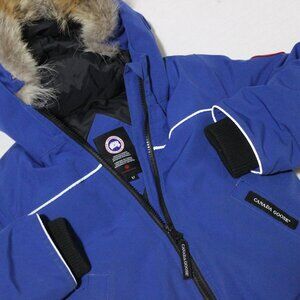 Kids Canada Goose Parka Size 6-7 Pacific Blue